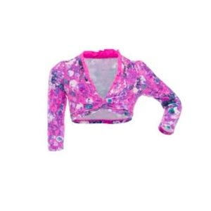 Lululemon Ivivva Shake It Up Ruffle Crop Top